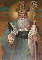 obraz św. Mikołaja z papowskiego ołtarza